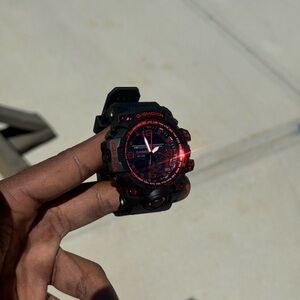 Casio G-Shock Black and Red Tactical Sport Watch